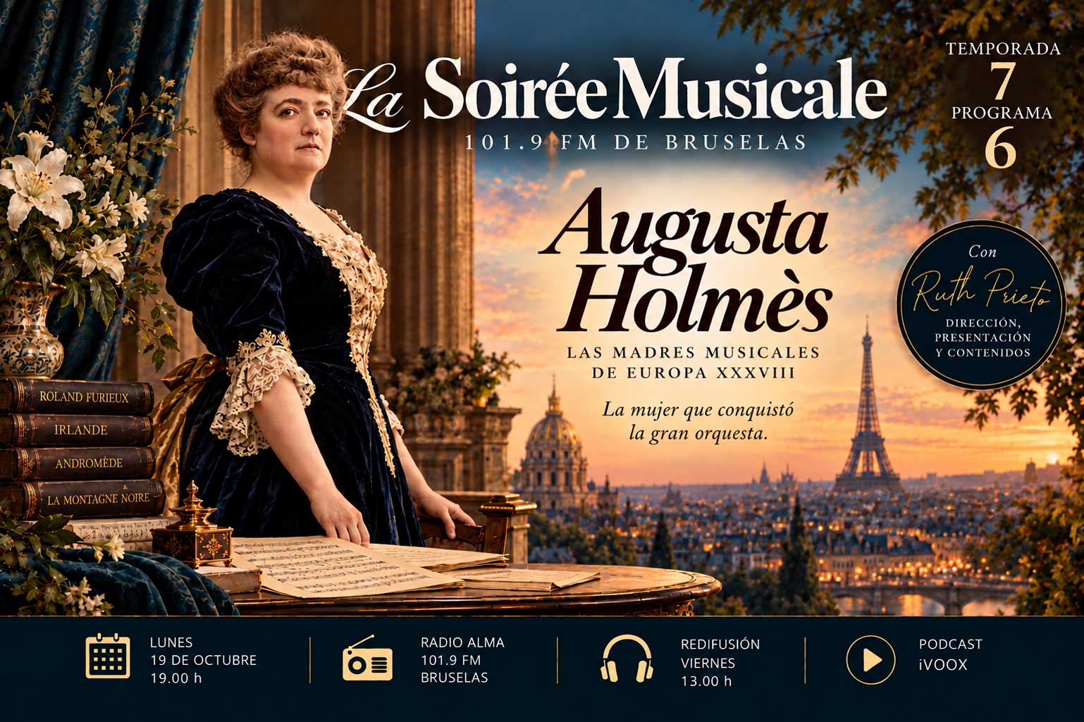 Las Madres (musicales) de Europa XXXVIII: Augusta Holm�s, la mujer que conquist� la gran orquesta